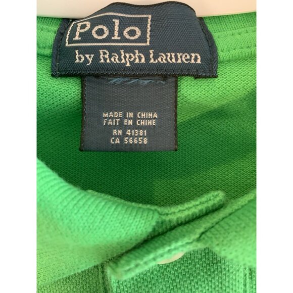 Polo Ralph Lauren Polo Shirt Mens Small Green Short Sleeve Pony Logo Preppy - Picture 7 of 10
